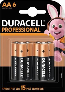 Элемент питания Duracell LR06 Professional