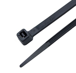 Стяжка для кабеля нейлон 2,5х200 мм Черная NYLON CABLE TIES 10-400