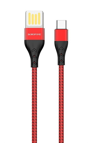 Кабель Breaking Tissue USB3.0 - Type-C, 3A, 60W, тканевый каб. 1.2m. (Красный) (21457) Кабель Breaking Tissue USB3.0 - Type-C, 3A, 60W, тканевый каб. 1.2m. (Красный) (21457)